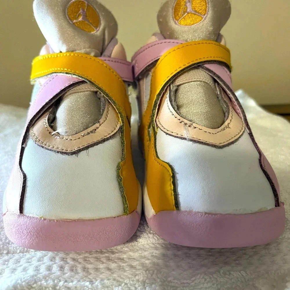Jordan 8 Retro little kids tennis shoe - Picture 3 of 16